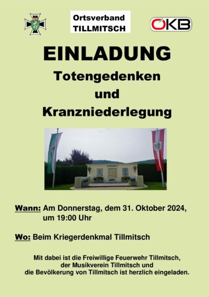 2024.10.16 Totengedenken 2024_ÖKB Tillmitsch